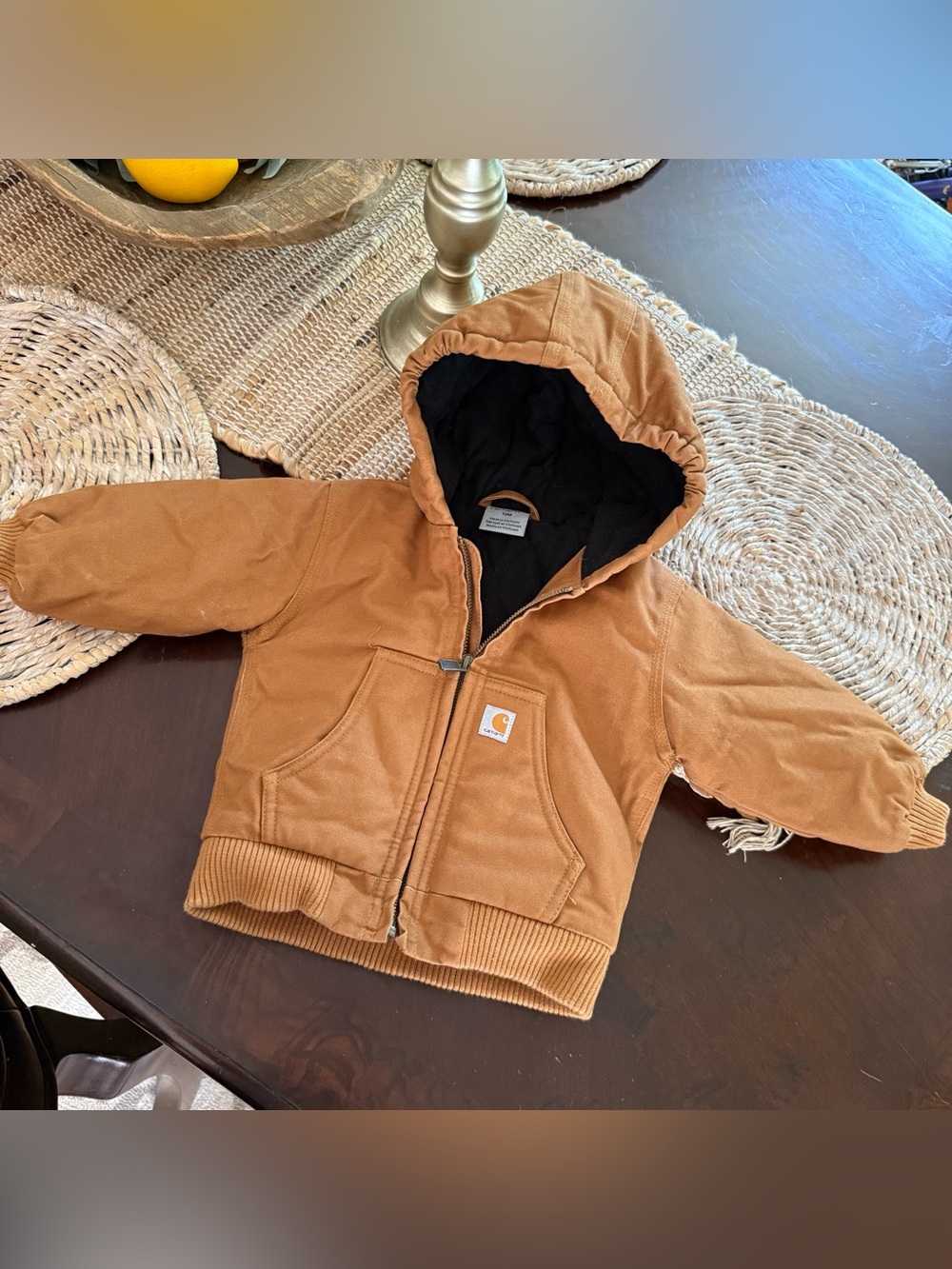 Boys Carhartt Hooded Insulated Jacket